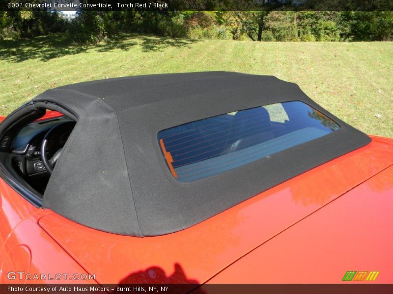 Torch Red / Black 2002 Chevrolet Corvette Convertible