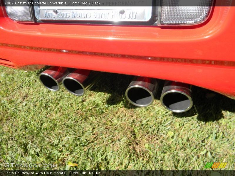 Torch Red / Black 2002 Chevrolet Corvette Convertible