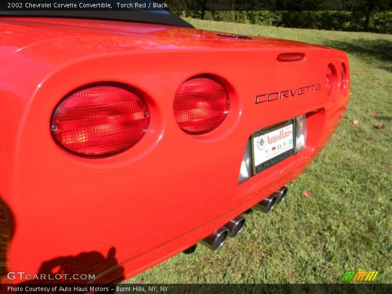 Torch Red / Black 2002 Chevrolet Corvette Convertible
