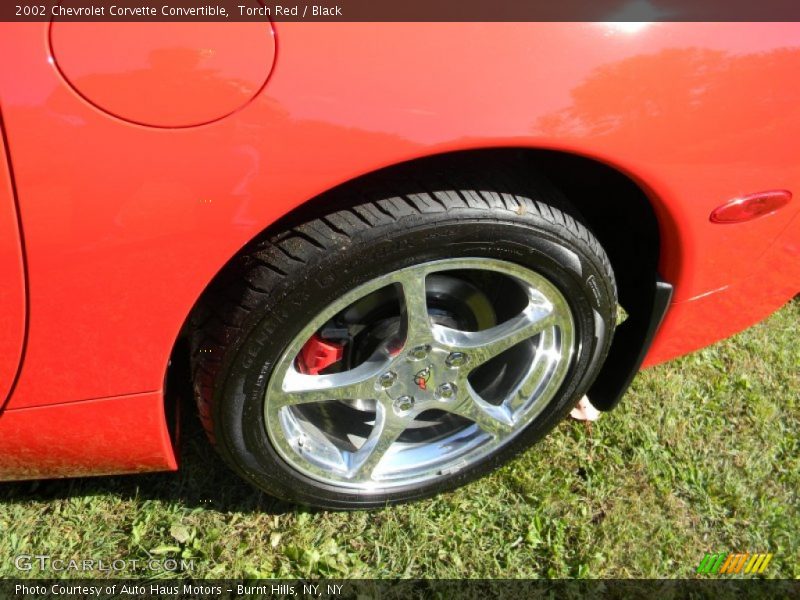 Torch Red / Black 2002 Chevrolet Corvette Convertible
