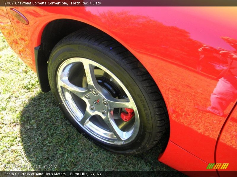 Torch Red / Black 2002 Chevrolet Corvette Convertible