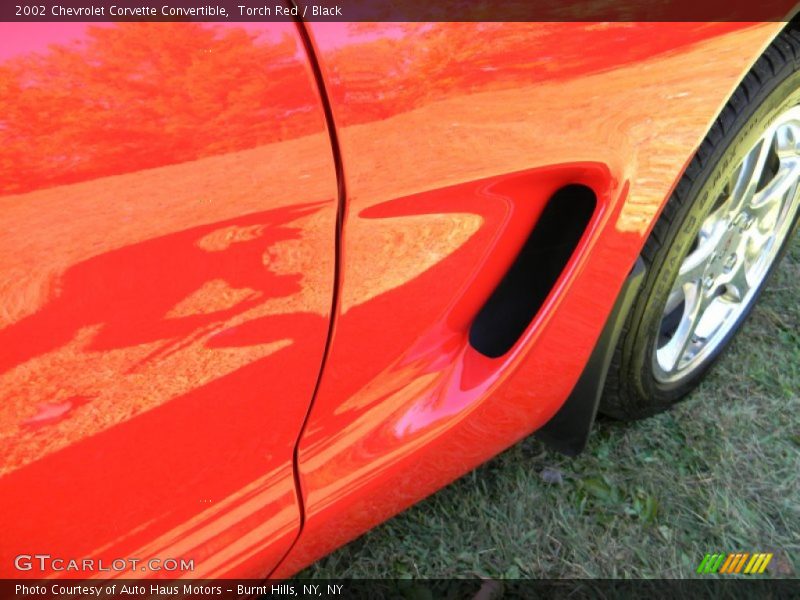 Torch Red / Black 2002 Chevrolet Corvette Convertible