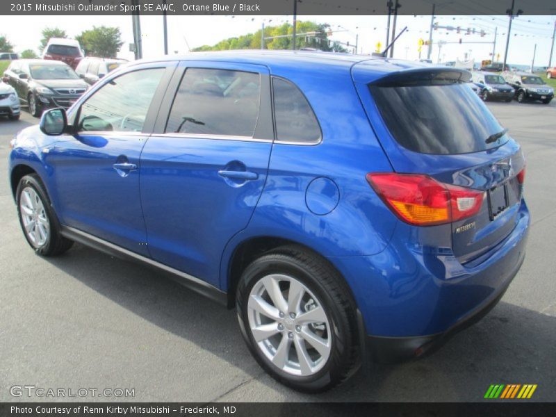 Octane Blue / Black 2015 Mitsubishi Outlander Sport SE AWC