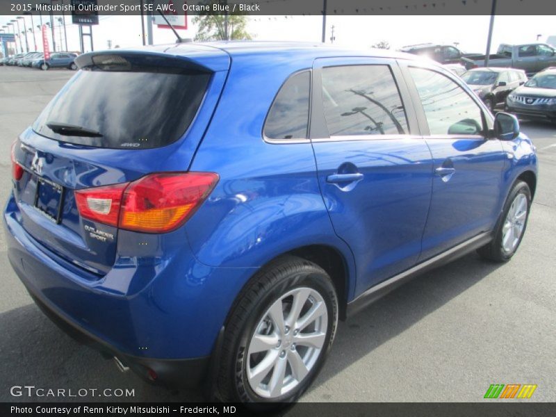 Octane Blue / Black 2015 Mitsubishi Outlander Sport SE AWC