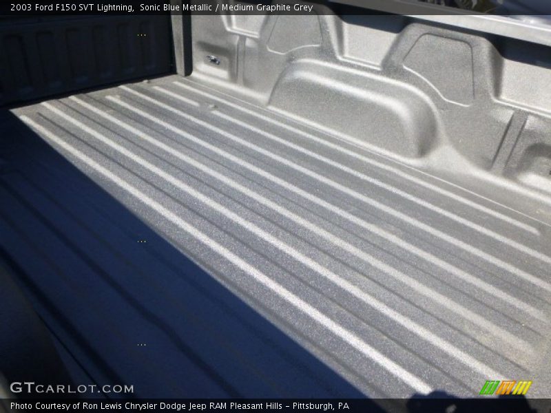 Sonic Blue Metallic / Medium Graphite Grey 2003 Ford F150 SVT Lightning