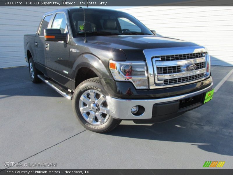 Tuxedo Black / Steel Grey 2014 Ford F150 XLT SuperCrew