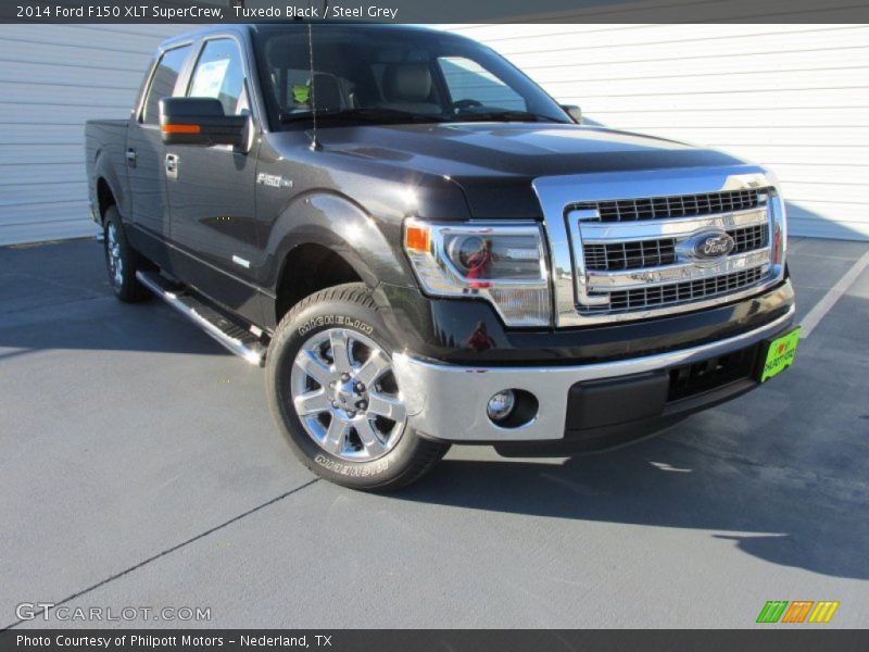 Tuxedo Black / Steel Grey 2014 Ford F150 XLT SuperCrew