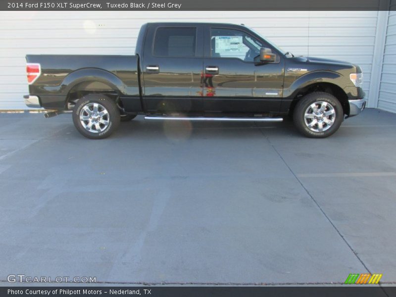 Tuxedo Black / Steel Grey 2014 Ford F150 XLT SuperCrew