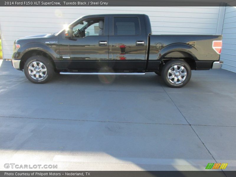 Tuxedo Black / Steel Grey 2014 Ford F150 XLT SuperCrew