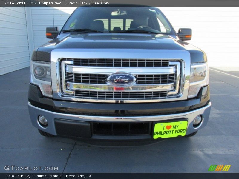 Tuxedo Black / Steel Grey 2014 Ford F150 XLT SuperCrew