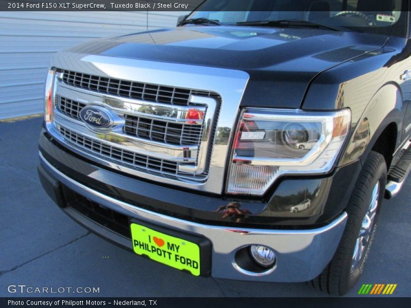 Tuxedo Black / Steel Grey 2014 Ford F150 XLT SuperCrew