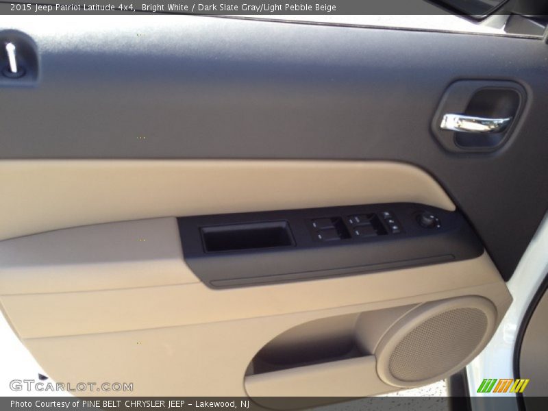Bright White / Dark Slate Gray/Light Pebble Beige 2015 Jeep Patriot Latitude 4x4