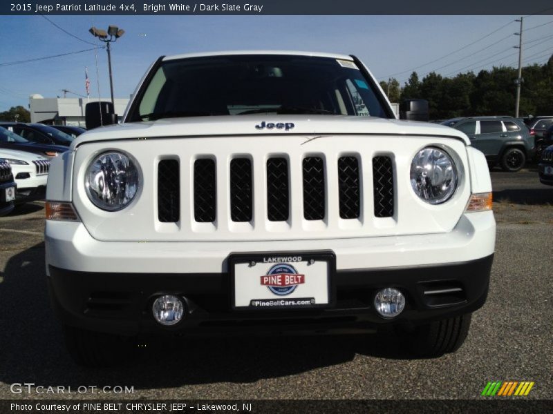 Bright White / Dark Slate Gray 2015 Jeep Patriot Latitude 4x4