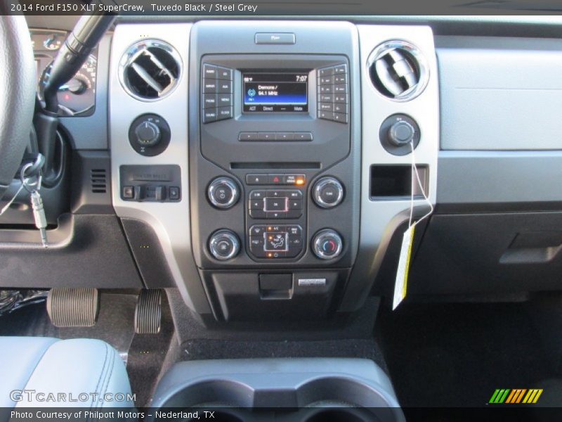 Tuxedo Black / Steel Grey 2014 Ford F150 XLT SuperCrew