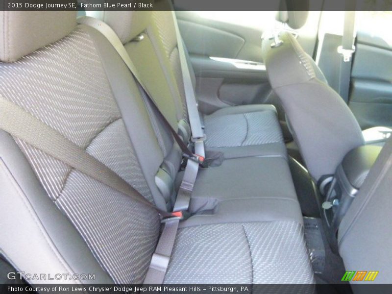 Fathom Blue Pearl / Black 2015 Dodge Journey SE