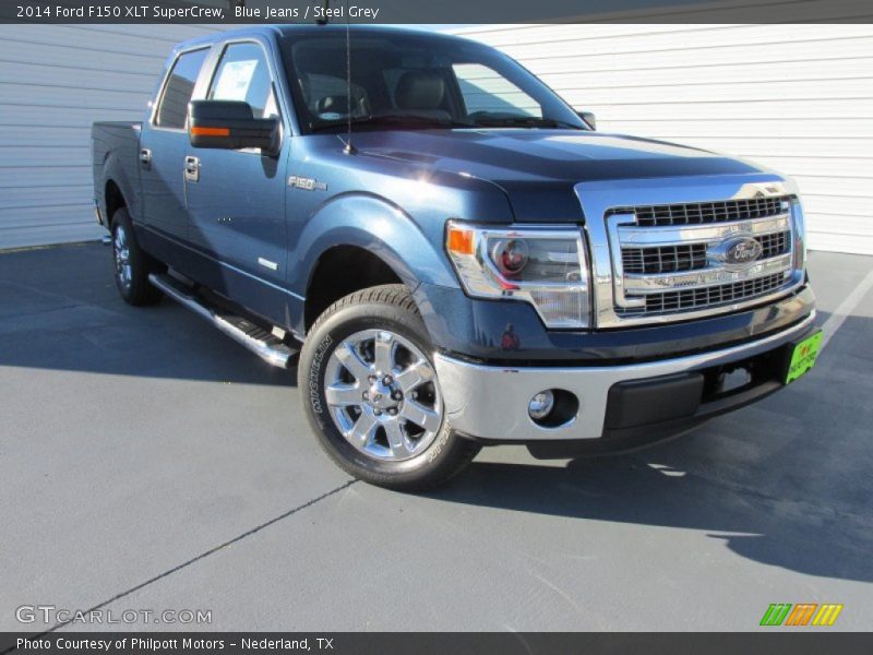 Blue Jeans / Steel Grey 2014 Ford F150 XLT SuperCrew