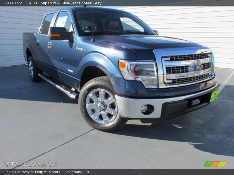 Blue Jeans / Steel Grey 2014 Ford F150 XLT SuperCrew