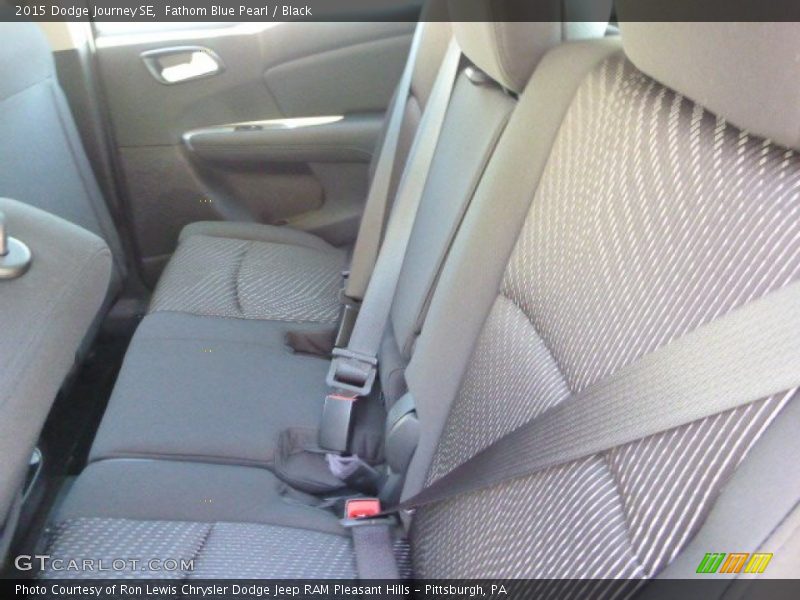 Fathom Blue Pearl / Black 2015 Dodge Journey SE