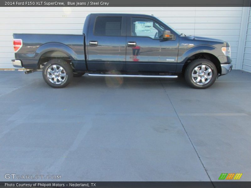 Blue Jeans / Steel Grey 2014 Ford F150 XLT SuperCrew