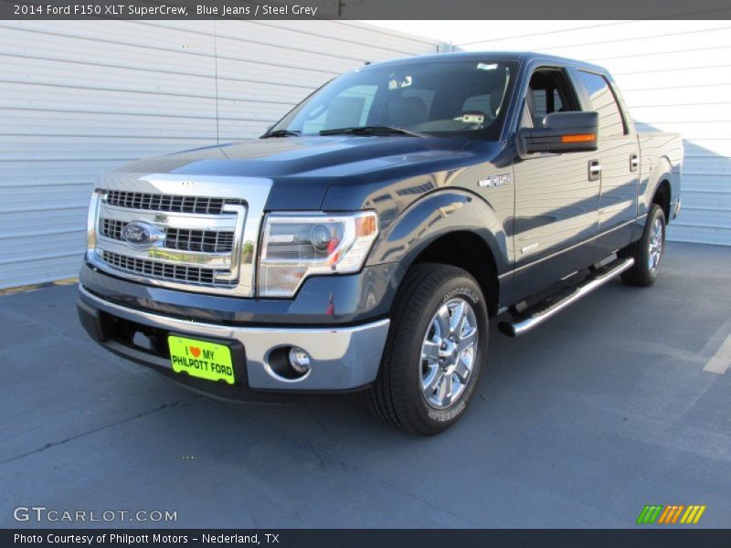 Blue Jeans / Steel Grey 2014 Ford F150 XLT SuperCrew