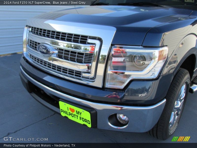 Blue Jeans / Steel Grey 2014 Ford F150 XLT SuperCrew