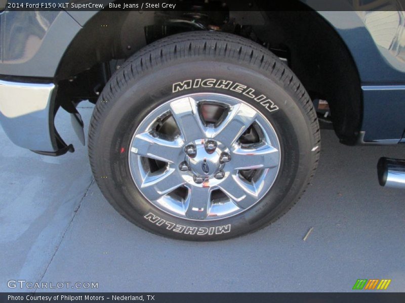 Blue Jeans / Steel Grey 2014 Ford F150 XLT SuperCrew
