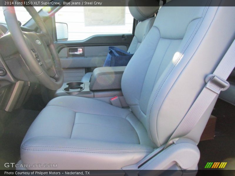 Blue Jeans / Steel Grey 2014 Ford F150 XLT SuperCrew
