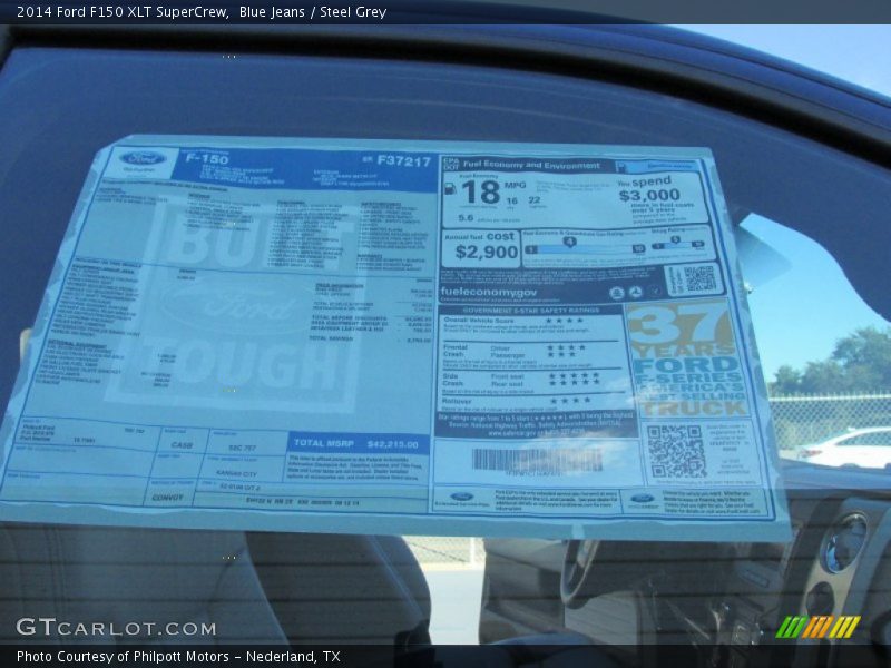 Blue Jeans / Steel Grey 2014 Ford F150 XLT SuperCrew