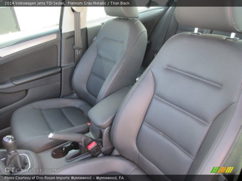 Platinum Gray Metallic / Titan Black 2014 Volkswagen Jetta TDI Sedan
