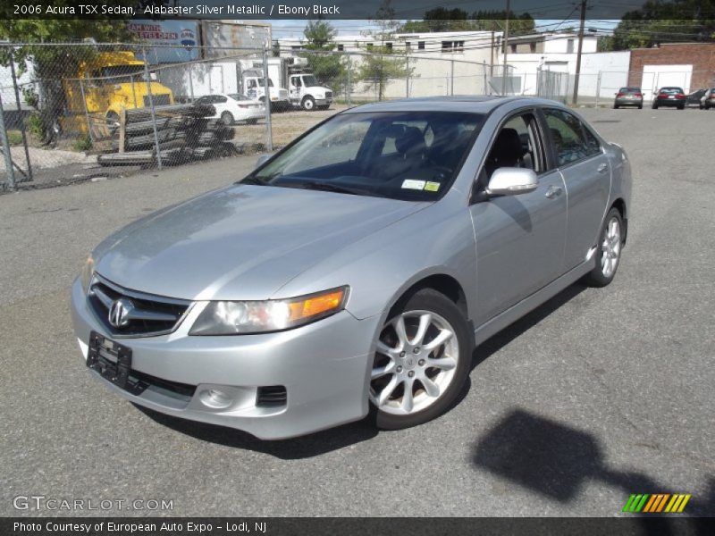 Alabaster Silver Metallic / Ebony Black 2006 Acura TSX Sedan