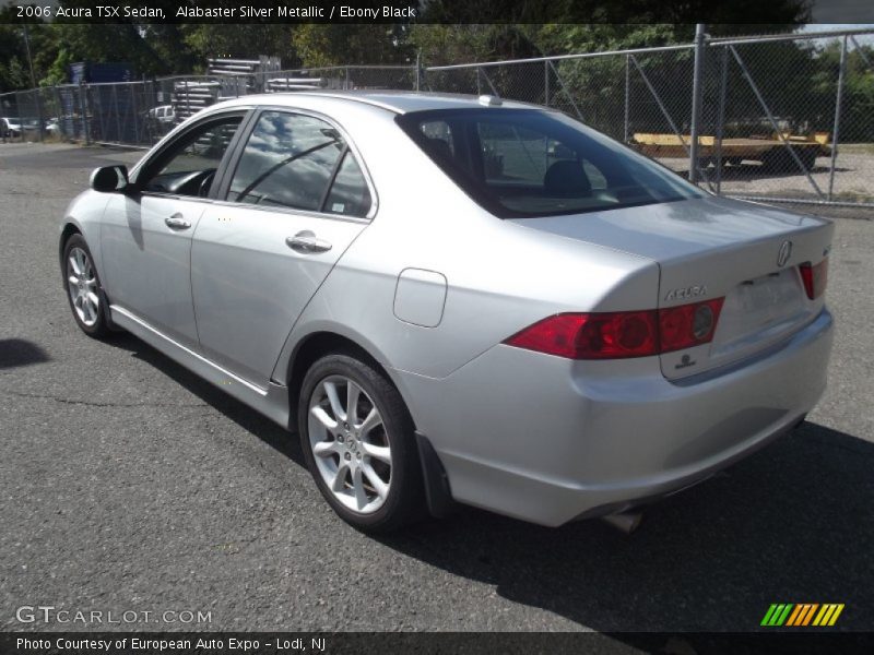 Alabaster Silver Metallic / Ebony Black 2006 Acura TSX Sedan
