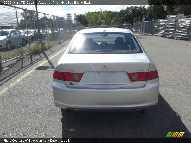 Alabaster Silver Metallic / Ebony Black 2006 Acura TSX Sedan