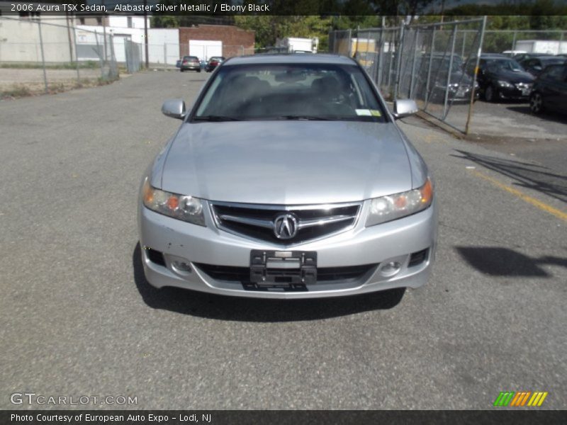 Alabaster Silver Metallic / Ebony Black 2006 Acura TSX Sedan