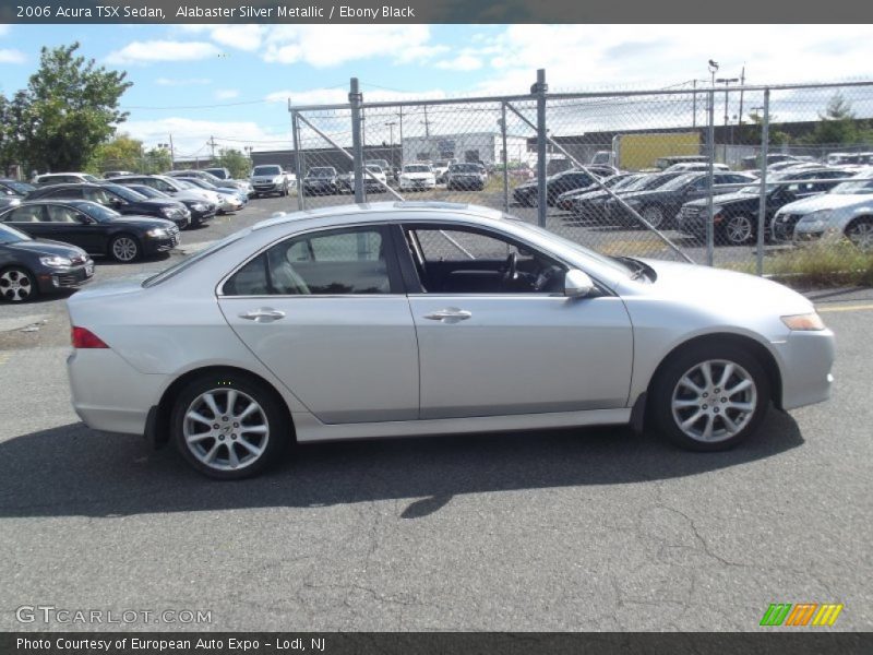 Alabaster Silver Metallic / Ebony Black 2006 Acura TSX Sedan