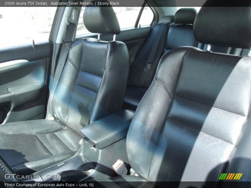 Alabaster Silver Metallic / Ebony Black 2006 Acura TSX Sedan