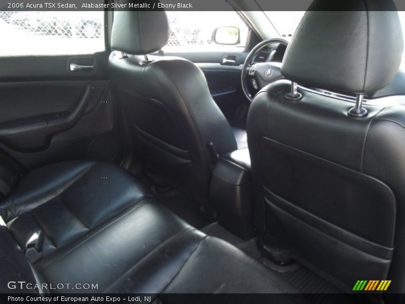 Alabaster Silver Metallic / Ebony Black 2006 Acura TSX Sedan