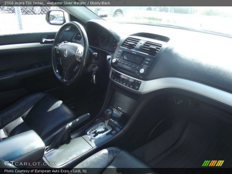 Alabaster Silver Metallic / Ebony Black 2006 Acura TSX Sedan