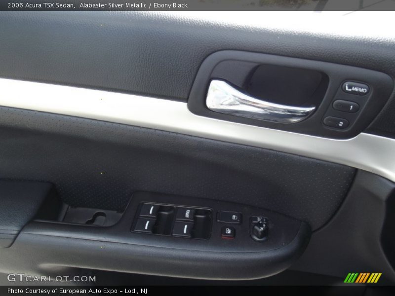 Alabaster Silver Metallic / Ebony Black 2006 Acura TSX Sedan
