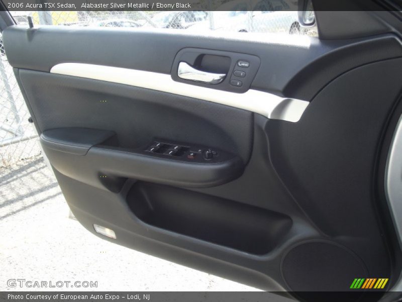 Alabaster Silver Metallic / Ebony Black 2006 Acura TSX Sedan