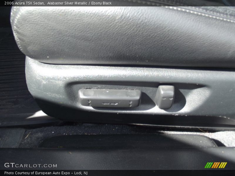 Alabaster Silver Metallic / Ebony Black 2006 Acura TSX Sedan