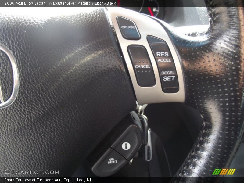 Alabaster Silver Metallic / Ebony Black 2006 Acura TSX Sedan