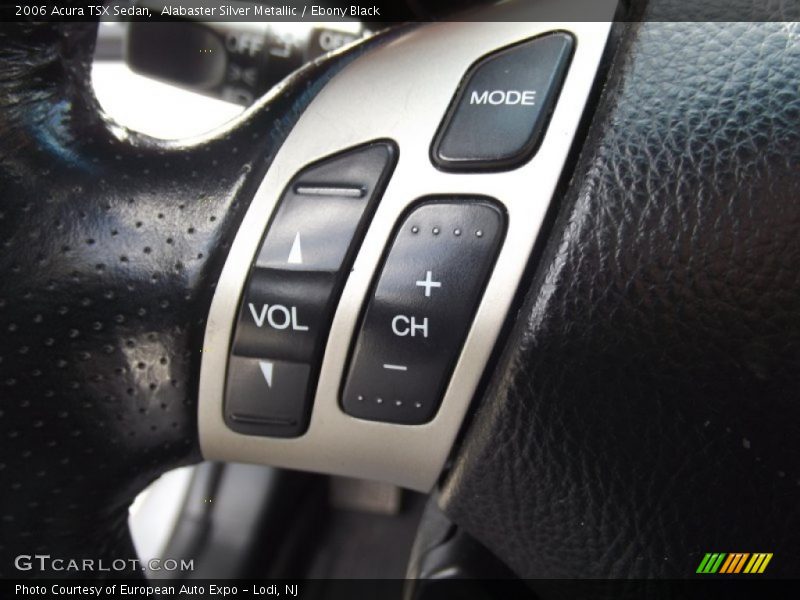 Alabaster Silver Metallic / Ebony Black 2006 Acura TSX Sedan