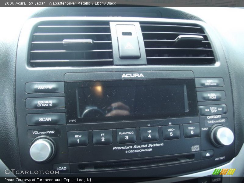 Alabaster Silver Metallic / Ebony Black 2006 Acura TSX Sedan