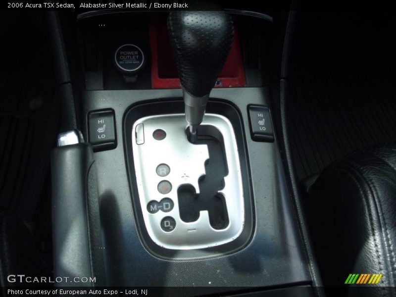 Alabaster Silver Metallic / Ebony Black 2006 Acura TSX Sedan