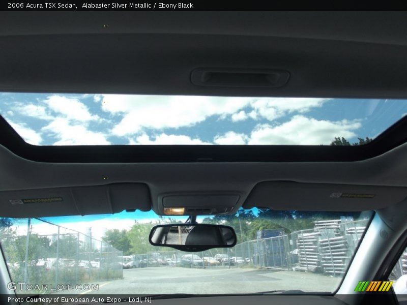 Alabaster Silver Metallic / Ebony Black 2006 Acura TSX Sedan