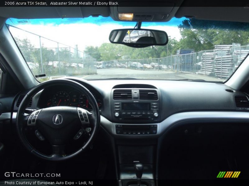 Alabaster Silver Metallic / Ebony Black 2006 Acura TSX Sedan