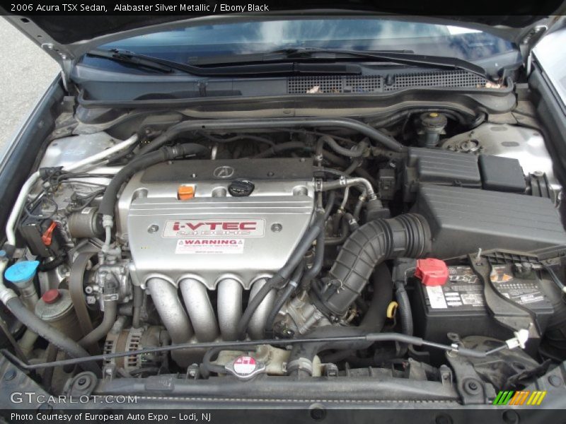 Alabaster Silver Metallic / Ebony Black 2006 Acura TSX Sedan