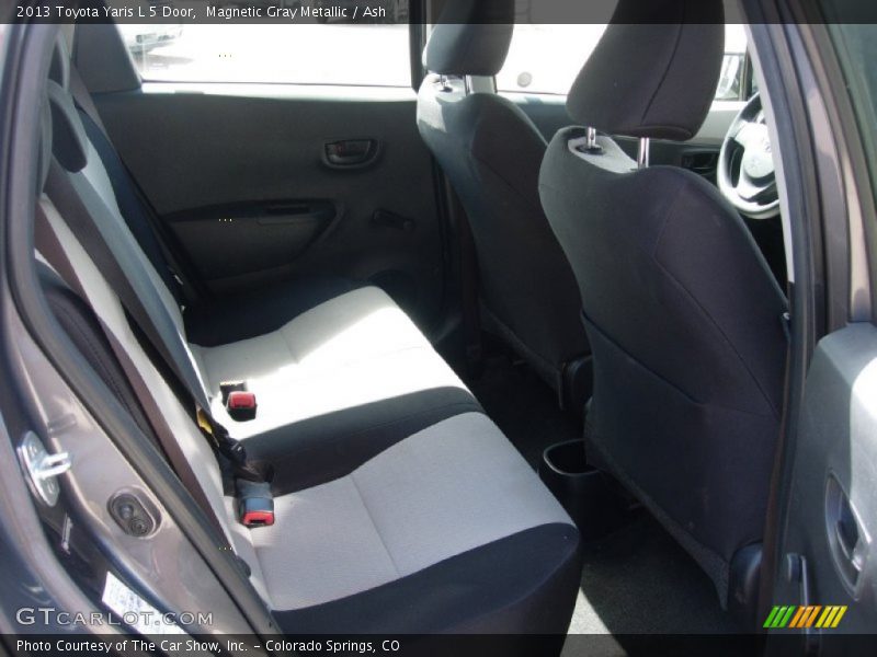 Magnetic Gray Metallic / Ash 2013 Toyota Yaris L 5 Door