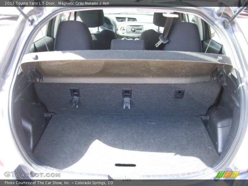 Magnetic Gray Metallic / Ash 2013 Toyota Yaris L 5 Door