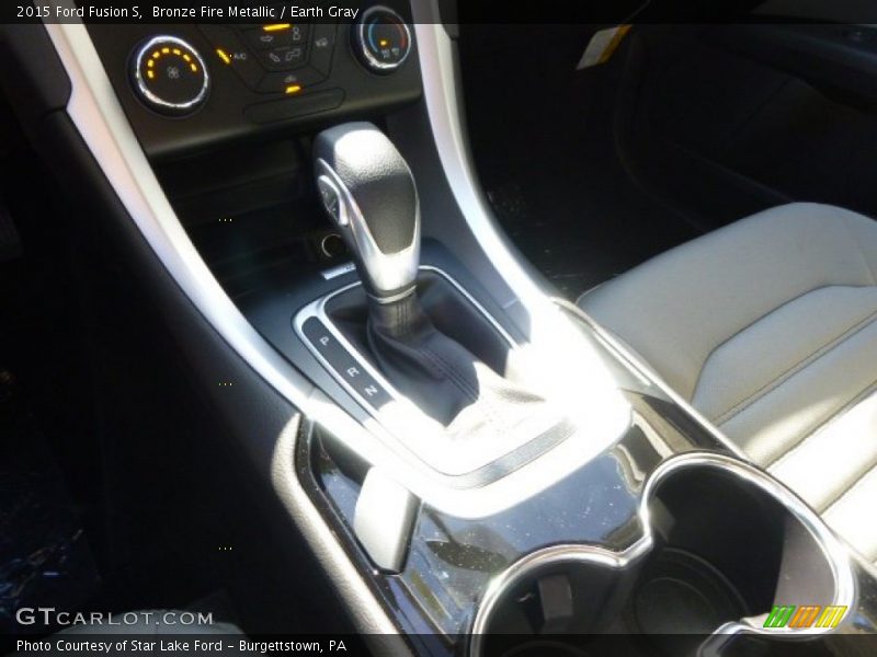 Bronze Fire Metallic / Earth Gray 2015 Ford Fusion S